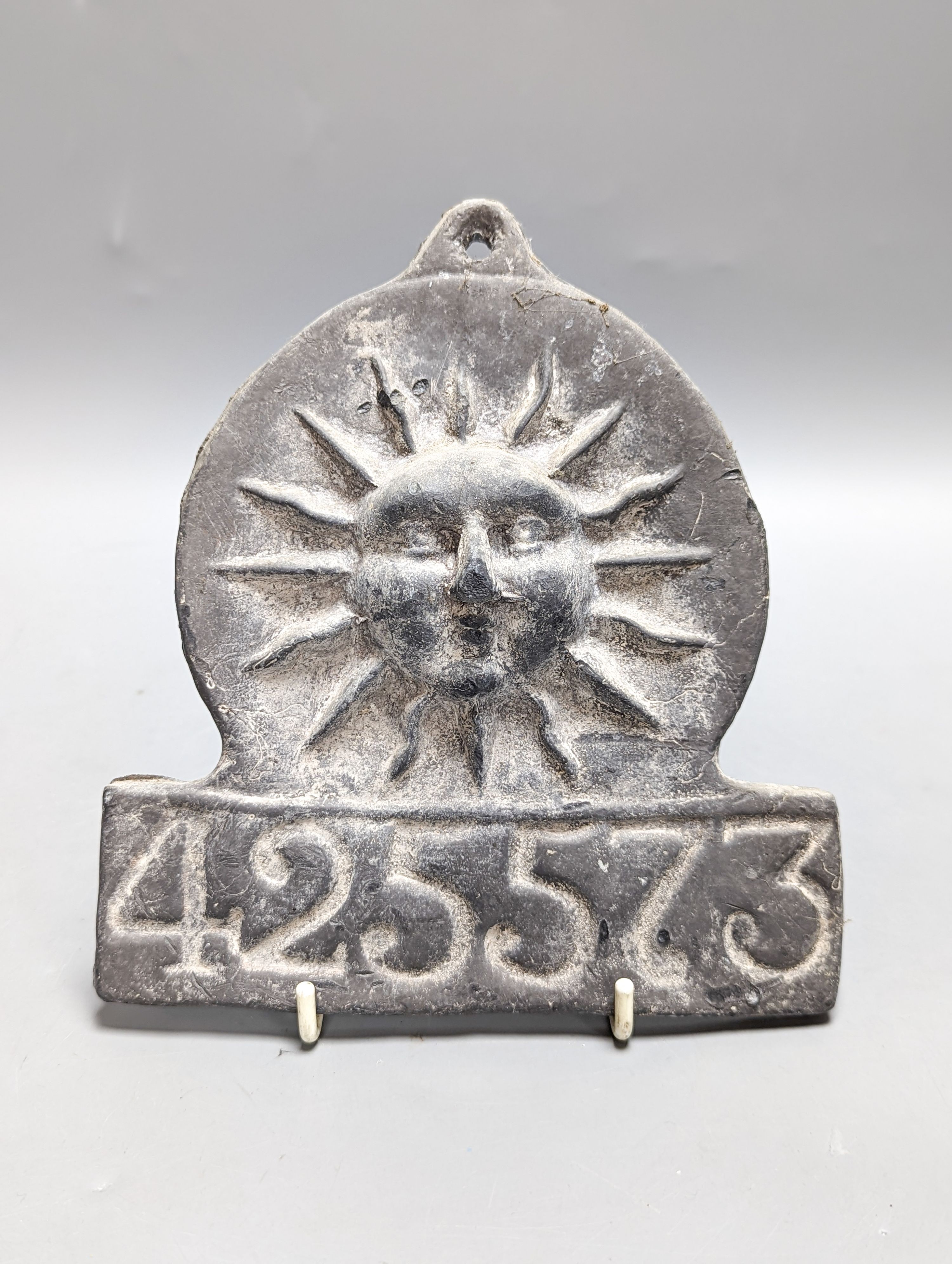 A lead sun fire label 425573 18cm